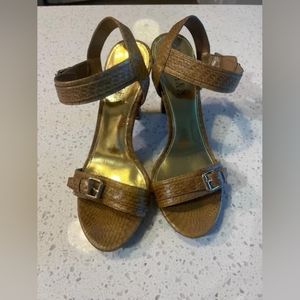 Ralph Lauren Snake Print Stiletto Heel Size 6.5